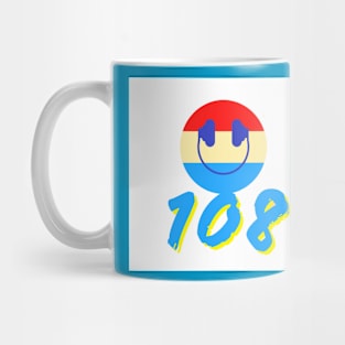 108 Smiley Face Logo Mug